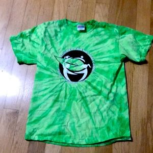 Hanes green tie-dye T-shirt M men